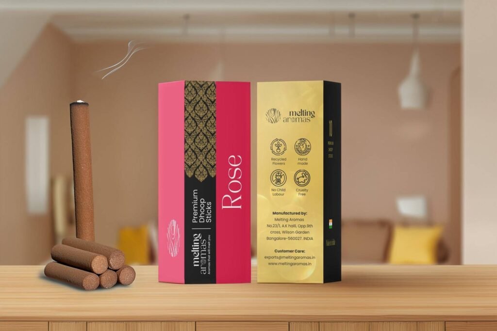 Melting Rose Dhoop agarbatti / Sticks Manufacturer & Supplier in India