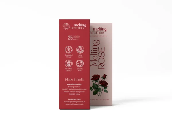Rose Natural Incense Sticks - Image 2
