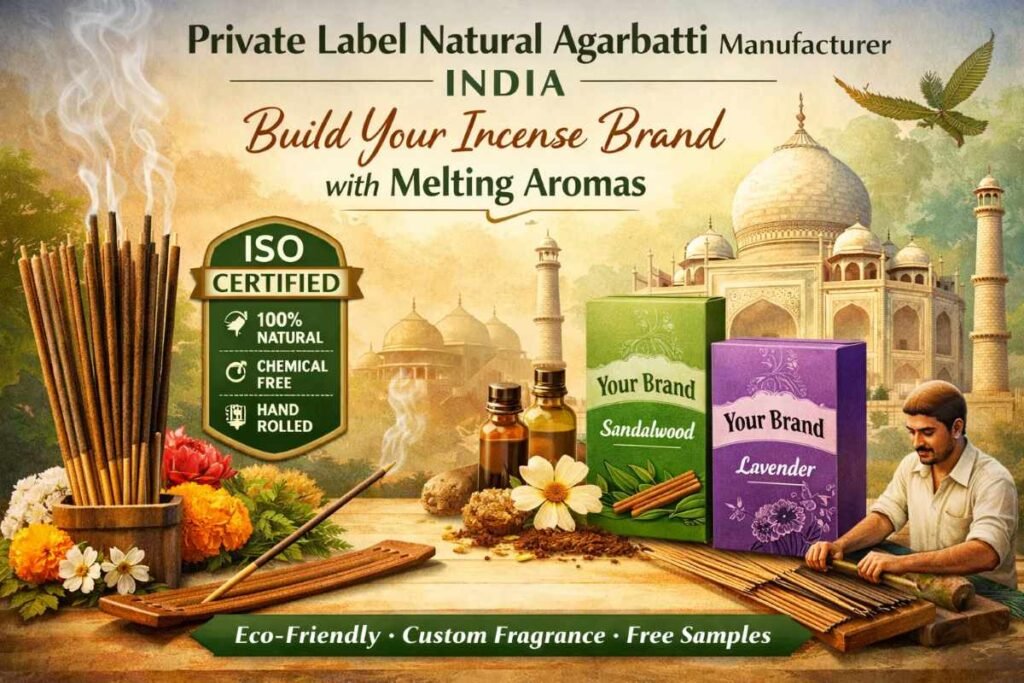 Private Label Natural Agarbatti: Build Your Incense Brand with Melting Aromas
