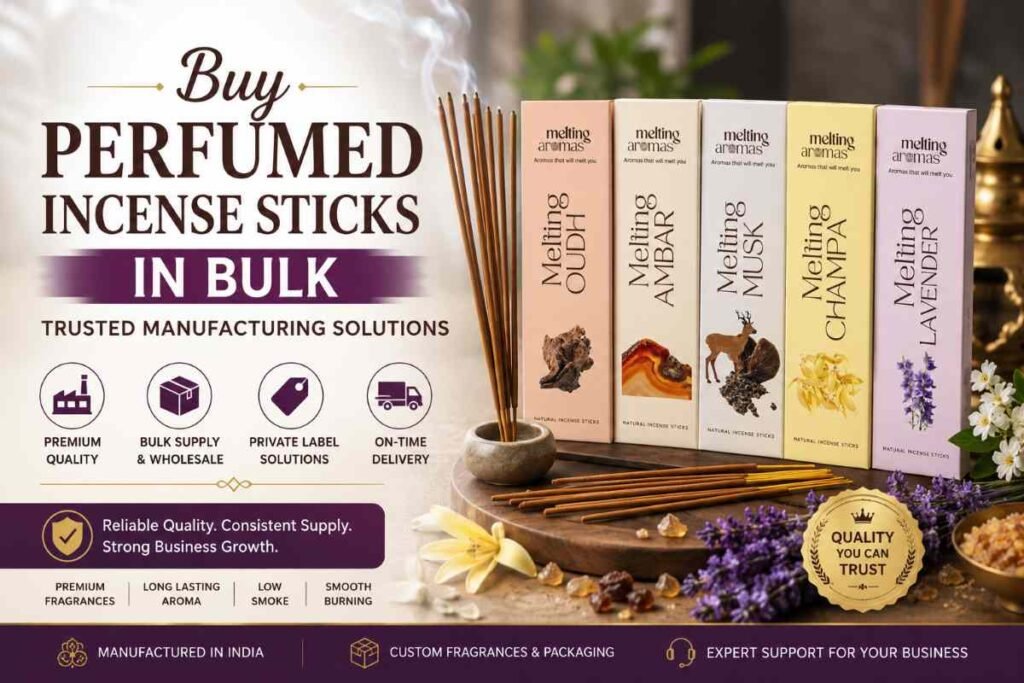 Buy Perfumed Incense Sticks in Bulk: Trusted Manufacturing Solutions