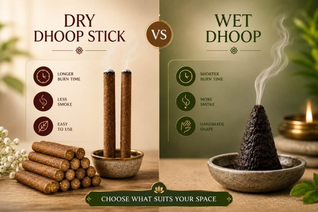 Dry Dhoop vs Wet Dhoop: Which Offers a Better Fragrance Experience?